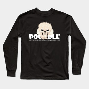 Poodle (Apricot) - DGBigHead Long Sleeve T-Shirt